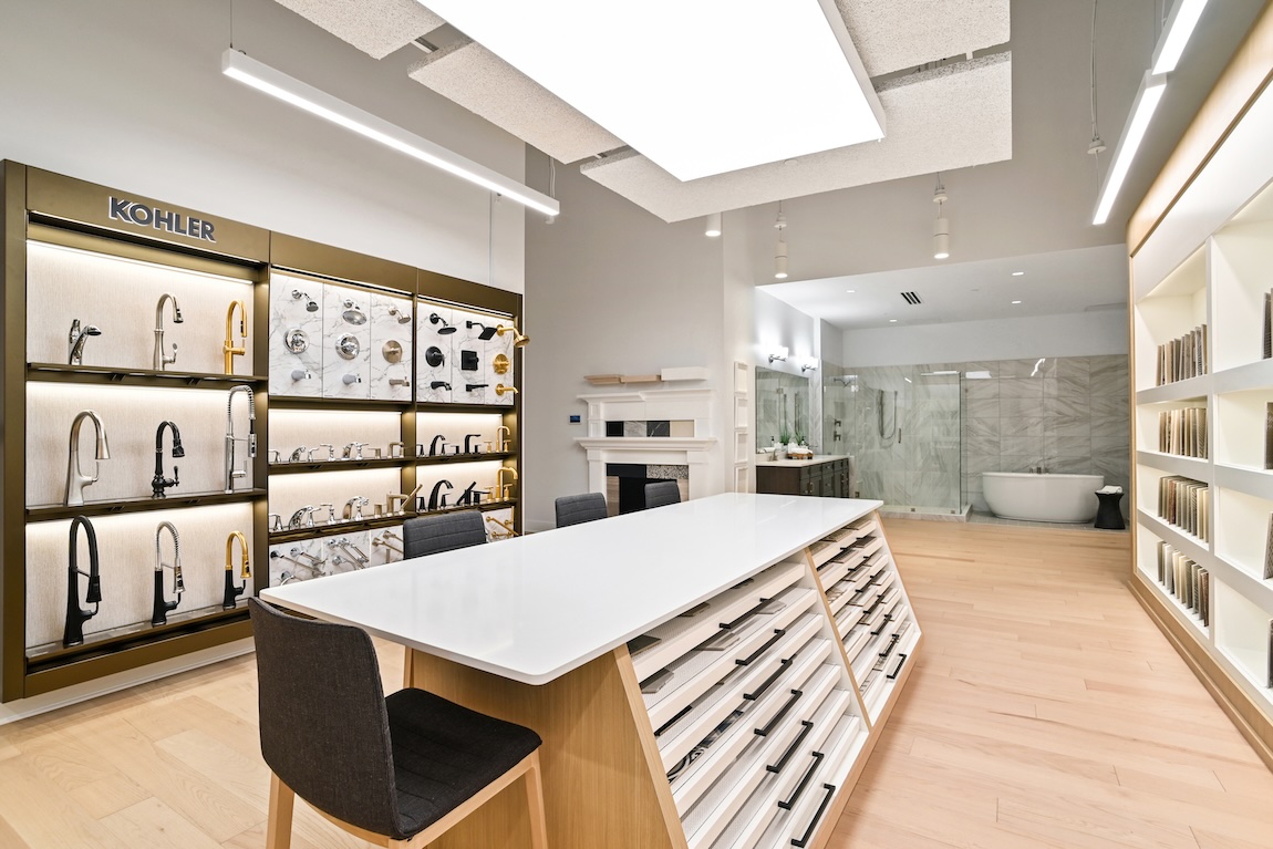 design studio with kitchen and bath appliances