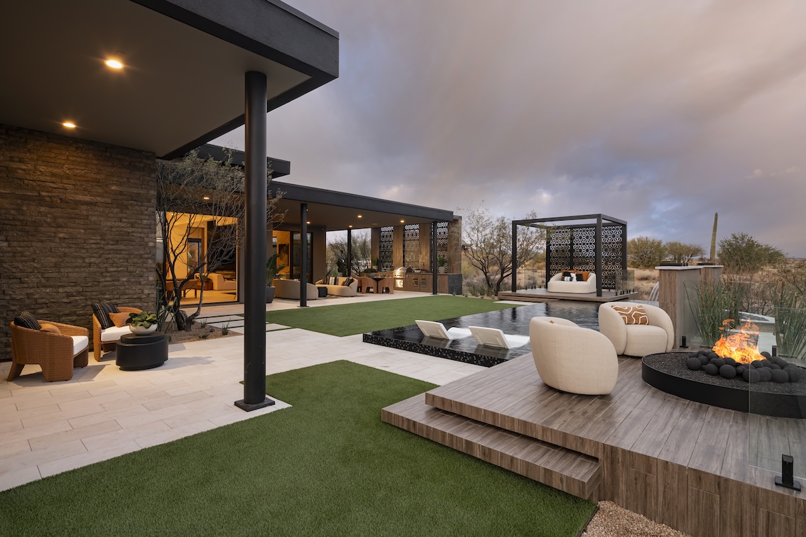 backyard living space