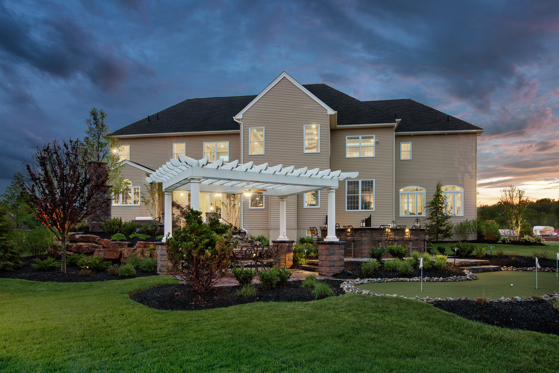 luxe home with terrific lawn care