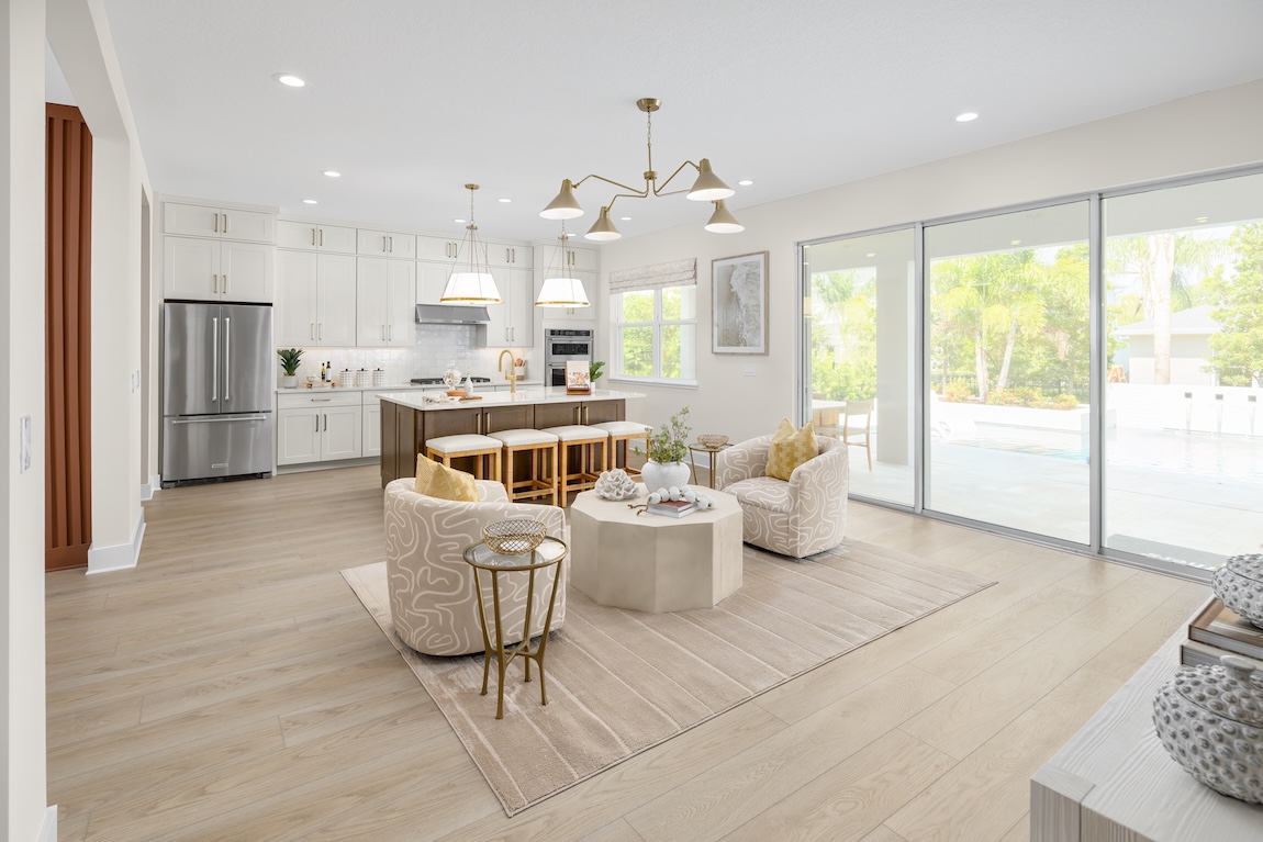 kitchen with breakfast nook area