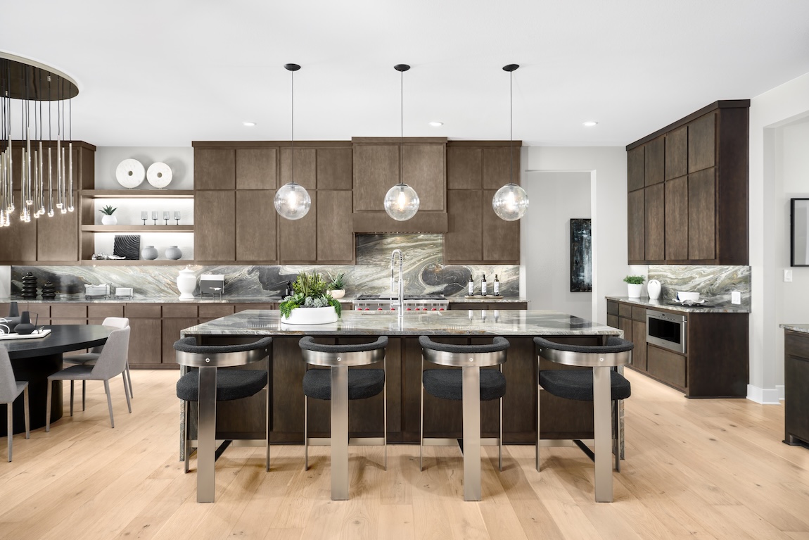 modern kitchen with industrial features