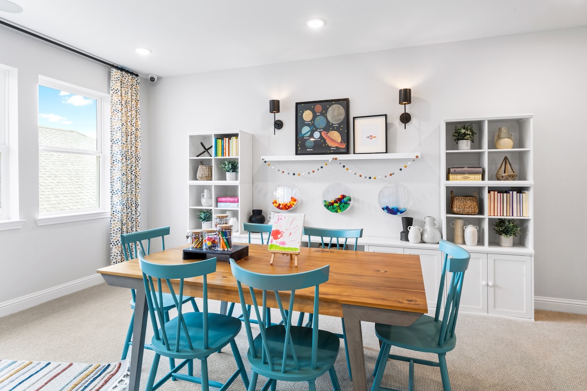 study and art space for kids