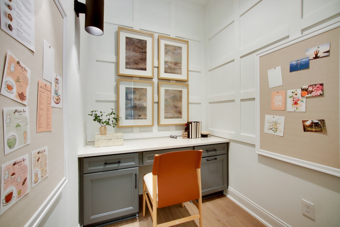 small desk space