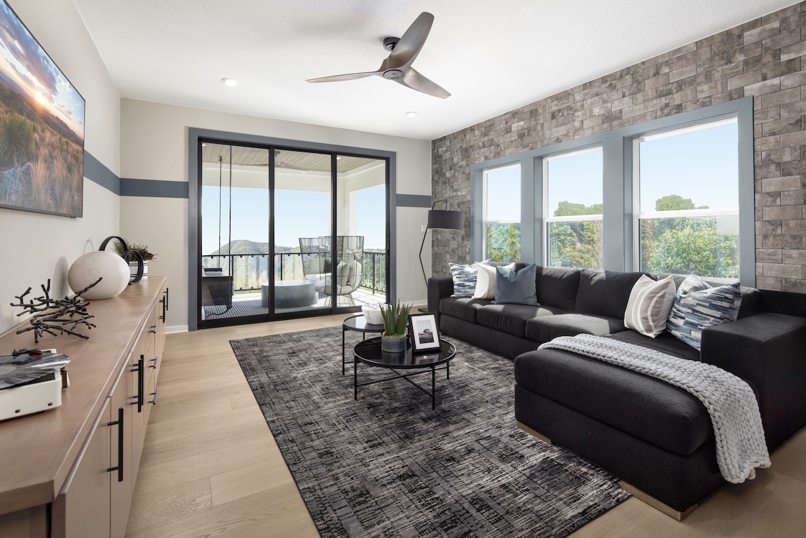  loft space with access to the outdoor living space