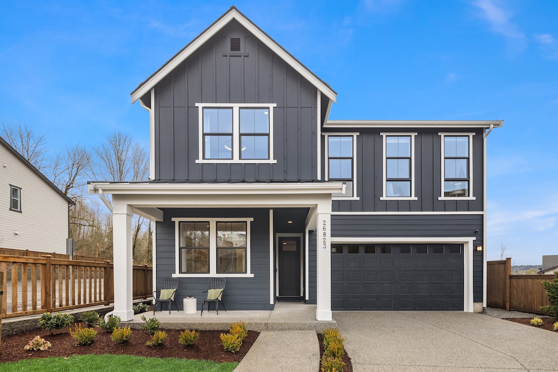 exterior of home with porch seating