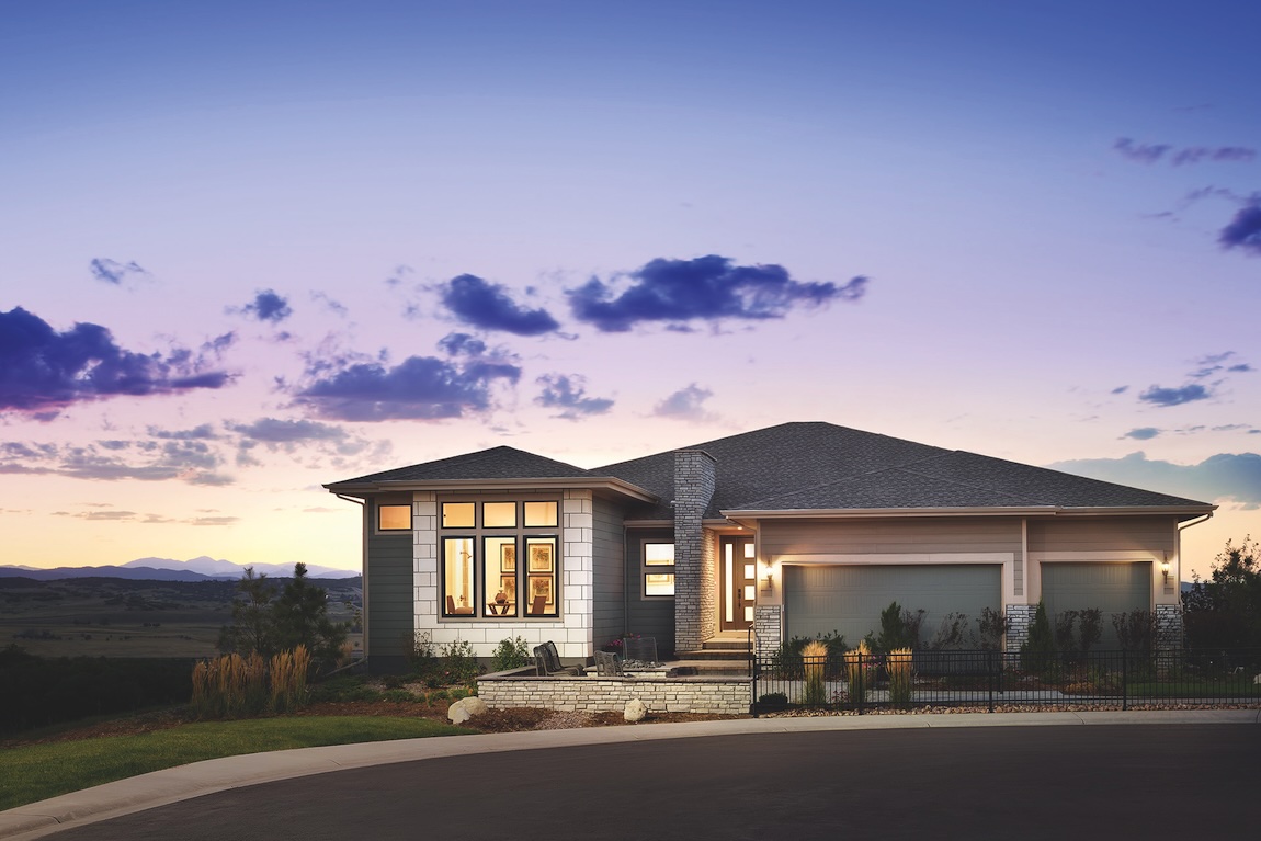 exterior of home with mountain views