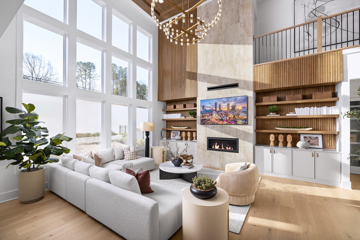 living room with comfortable seating 