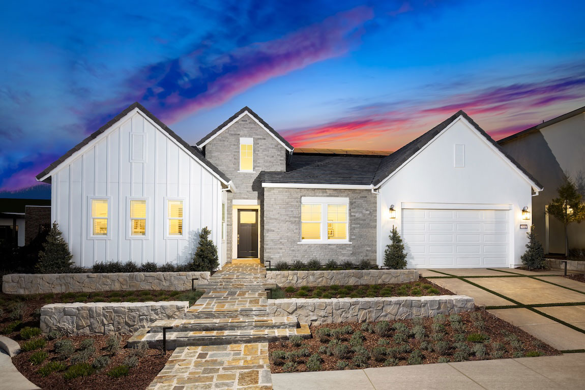 New home at Toll Brothers at Stonebrook in Reno, Nevada. 