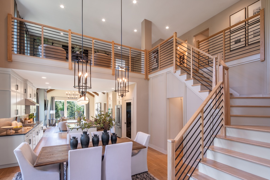 Townhouse style quick move-in home in Woodbridge, CT, with black window trim