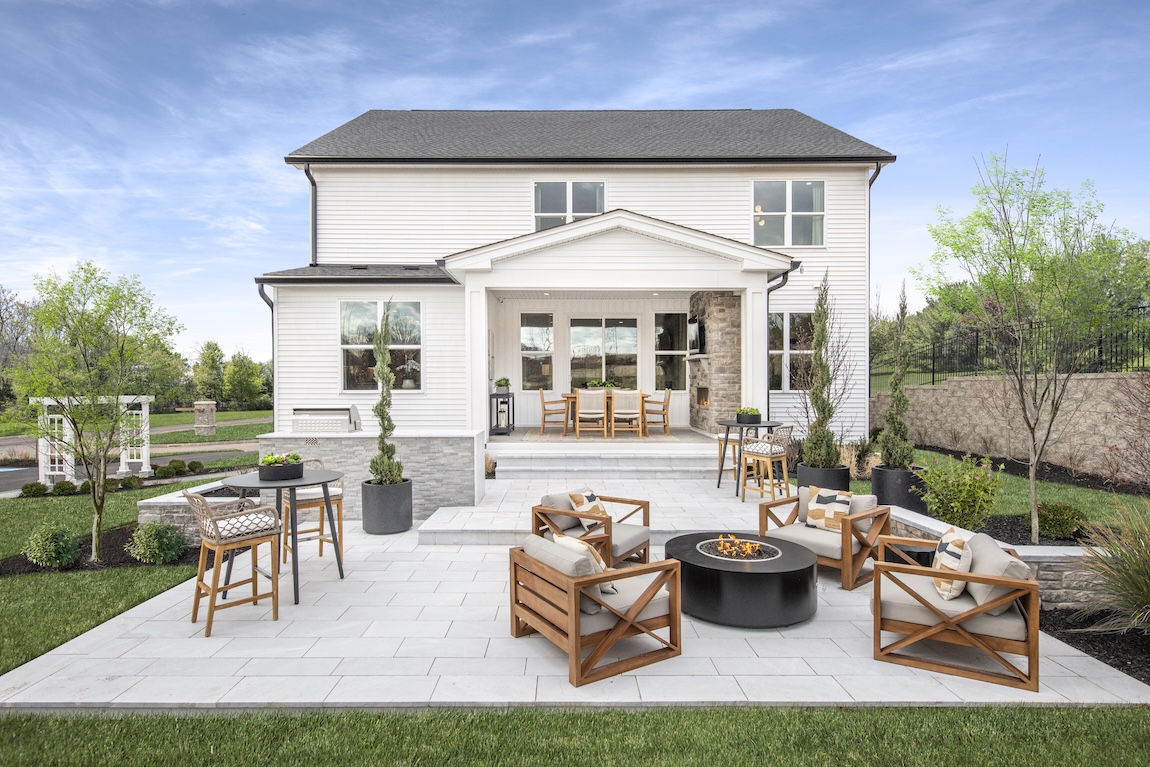 luxurious outdoor living by toll brothers in Collegeville, PA