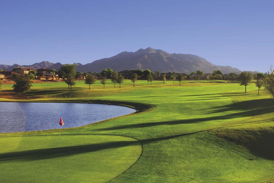A golf course in Scottsdale, AZ