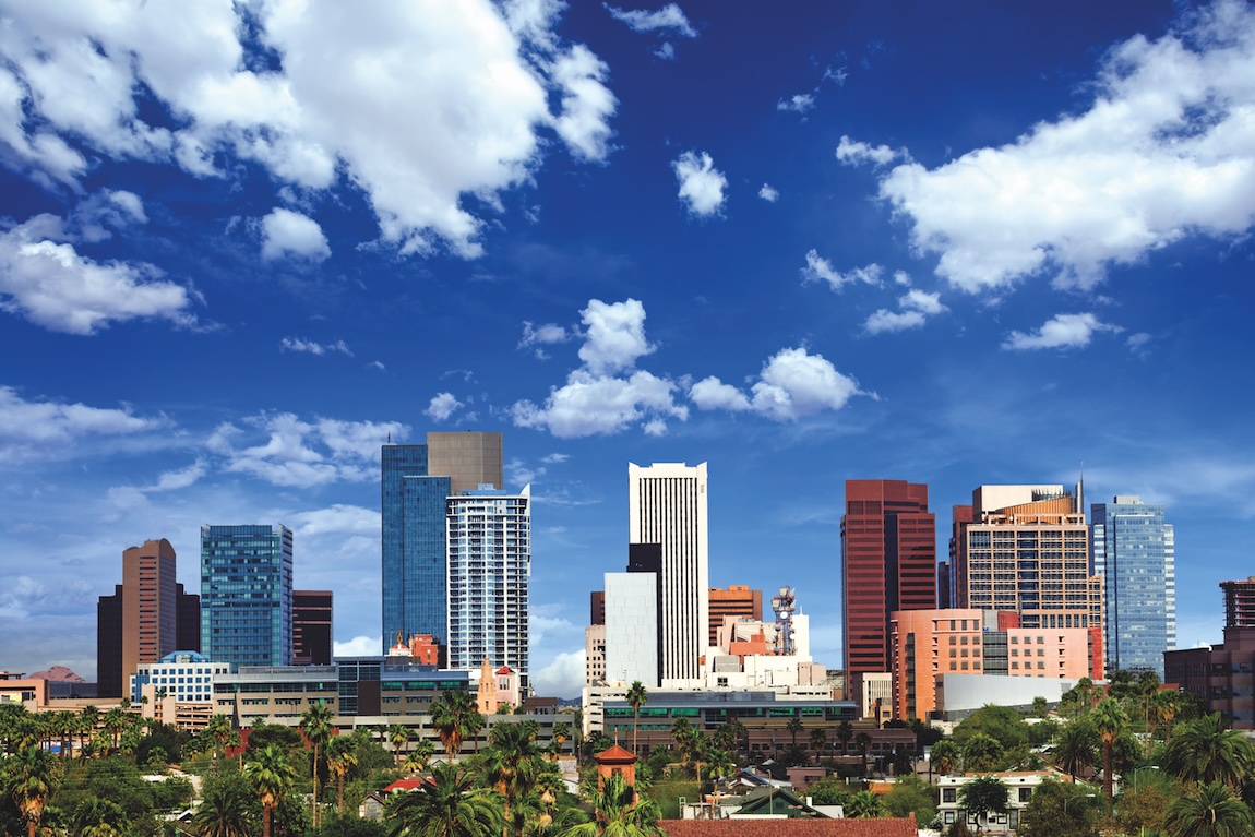 downtown phoenix skyline