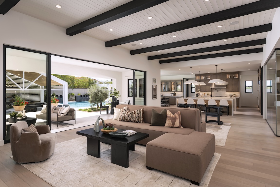 modern open-concept interior design in Gilbert, Ariona