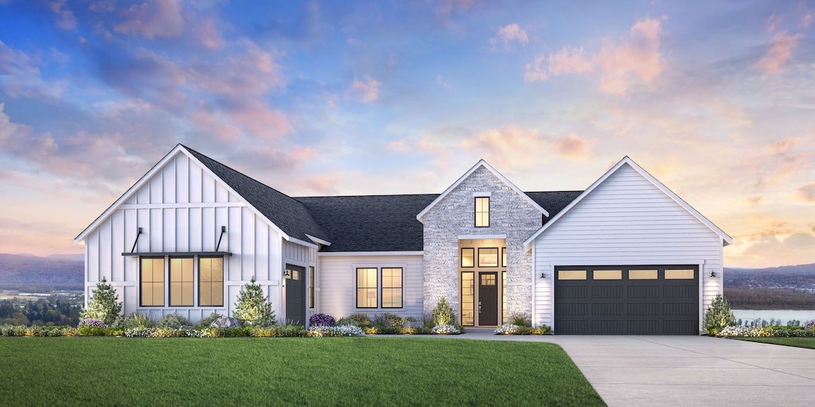 Luxury home exterior in Washougal, WA