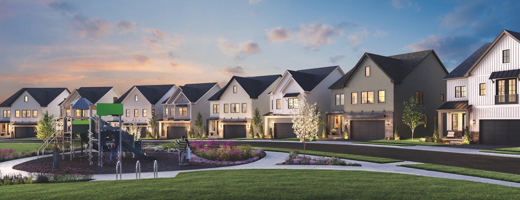 Toll Brothers Opens Three New Home Collections at Parkside Village in Loudoun County, Virginia