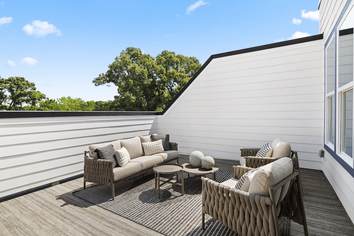 outdoor patio with comfortable furniture