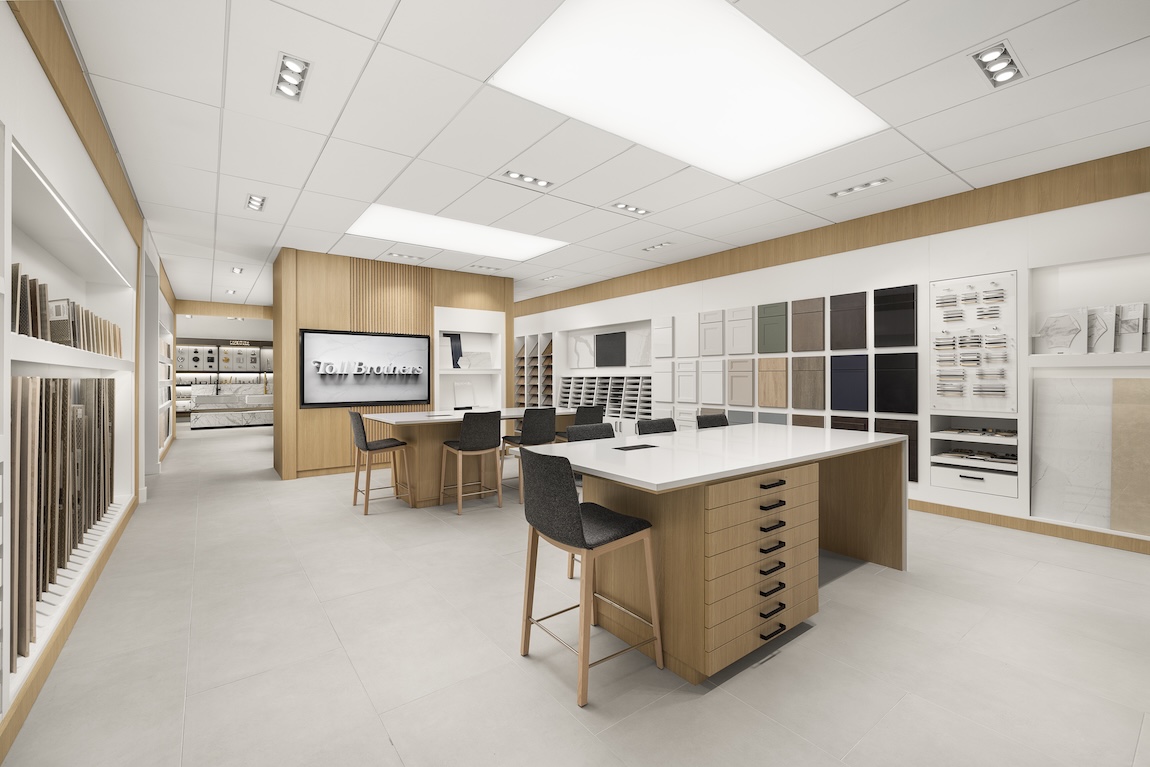 design studio with selections