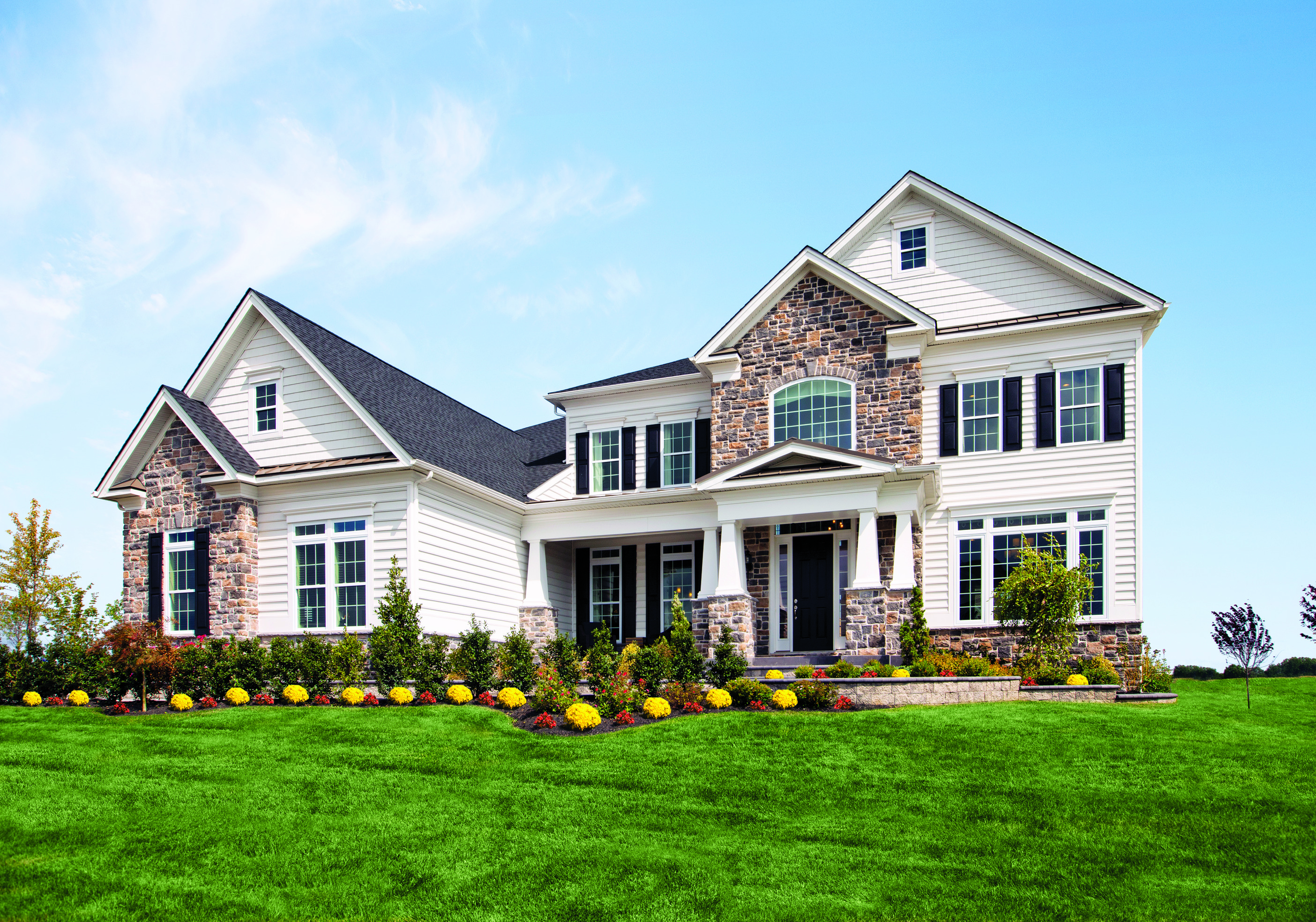 Toll Brothers Hollister model home located in New Castle, DE
