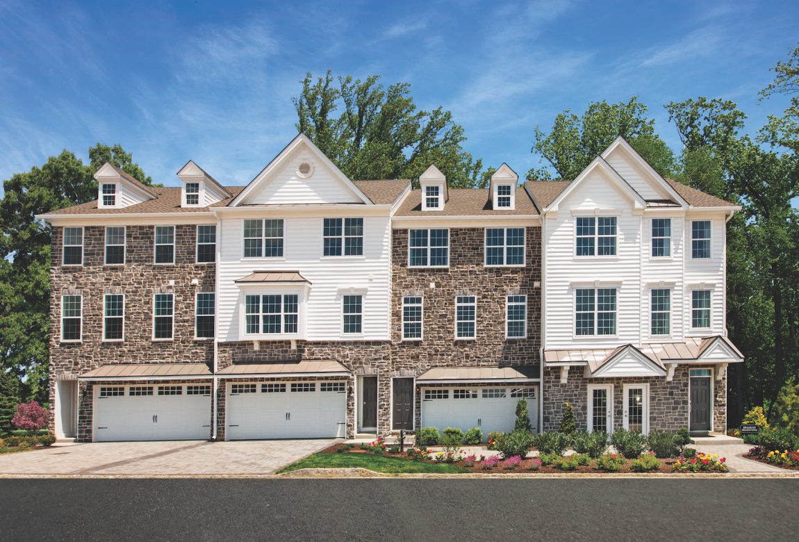 attached luxury townhouses