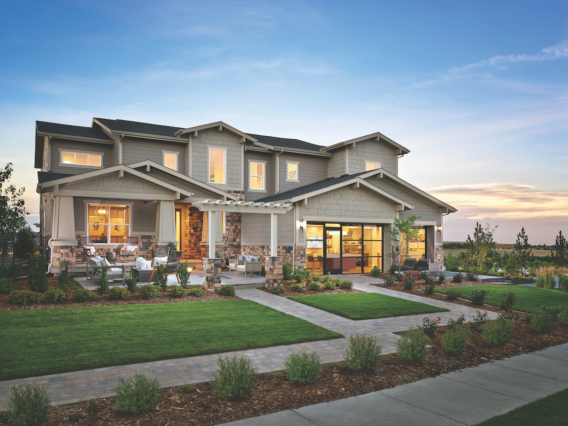 Luxury home exterior in Colorado.