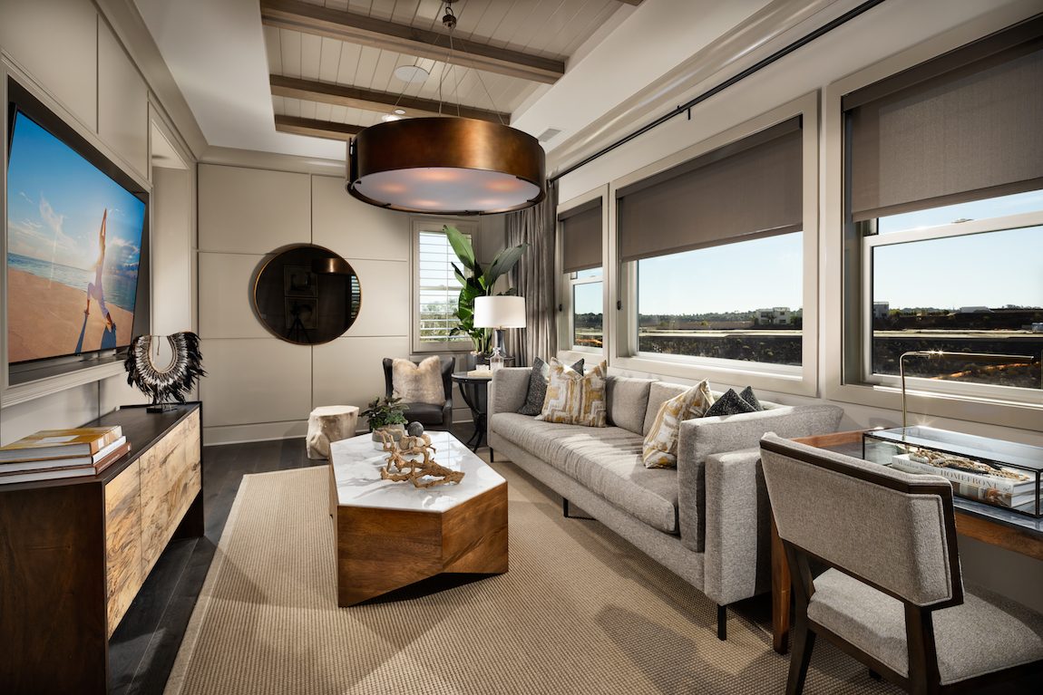 Separate living room in a multigenerational house