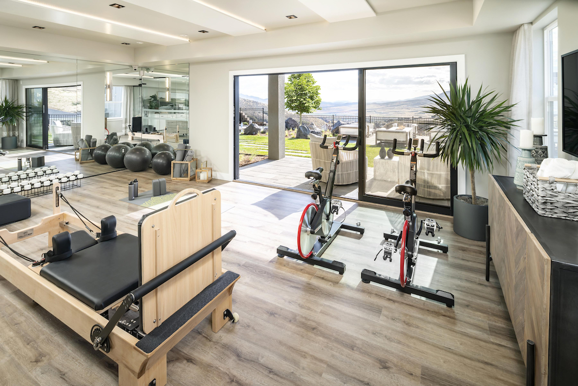 Modern Luxury House Plan Idea for a Home Gym