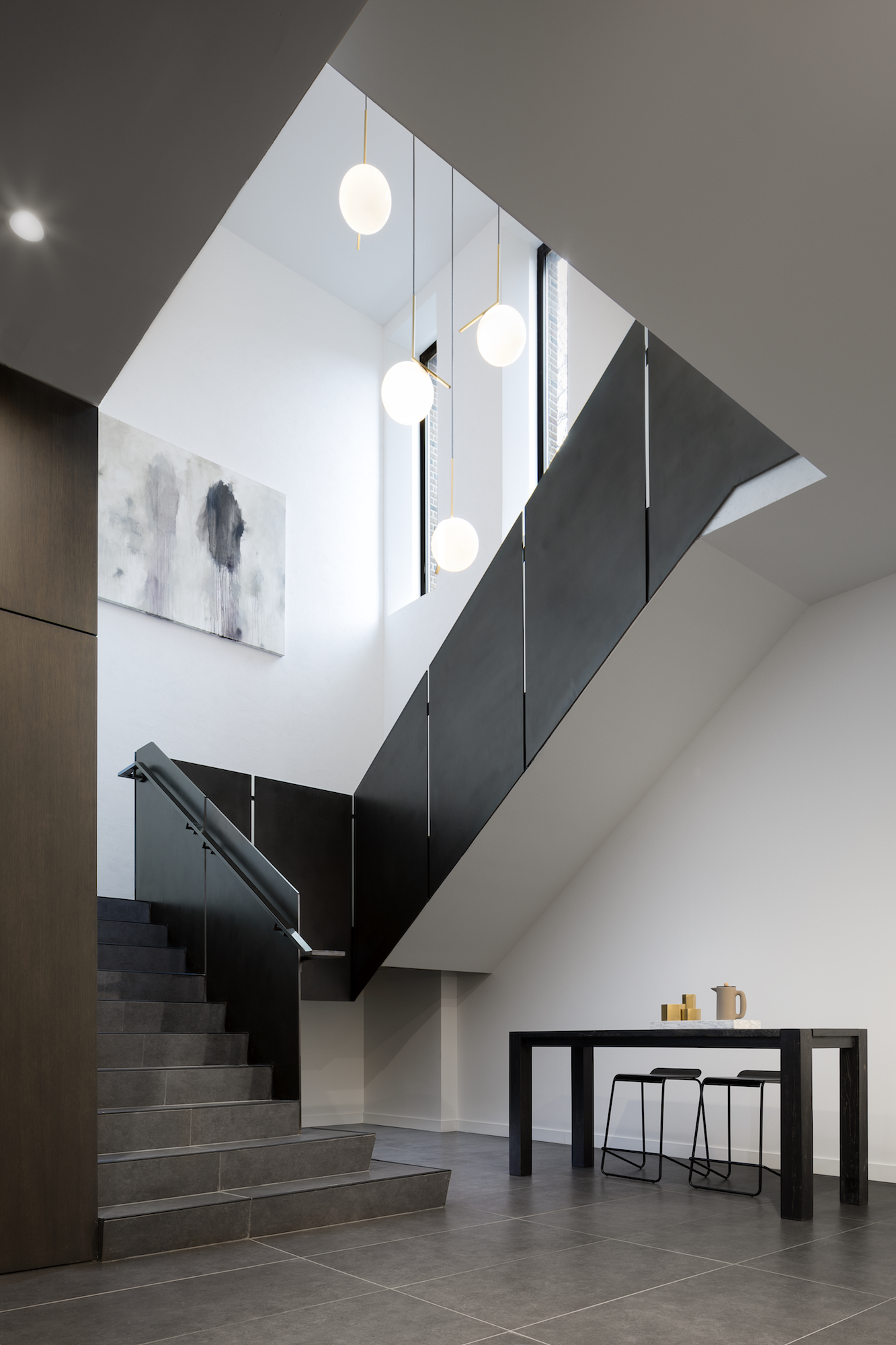 Modern staircase. 