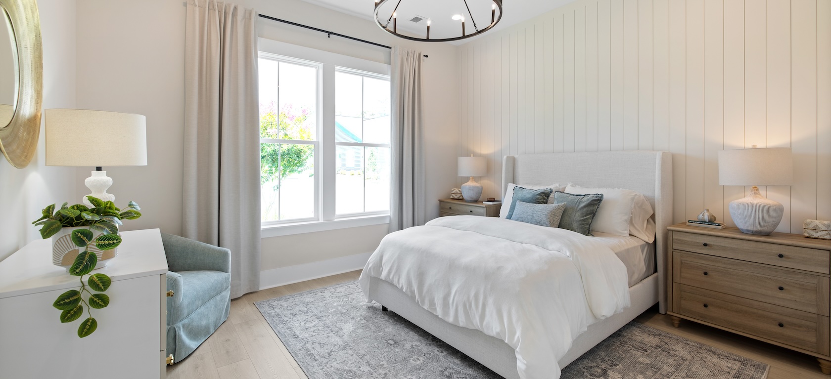 modern secondary bedroom