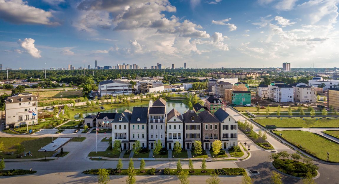 Suburban homes in Houston