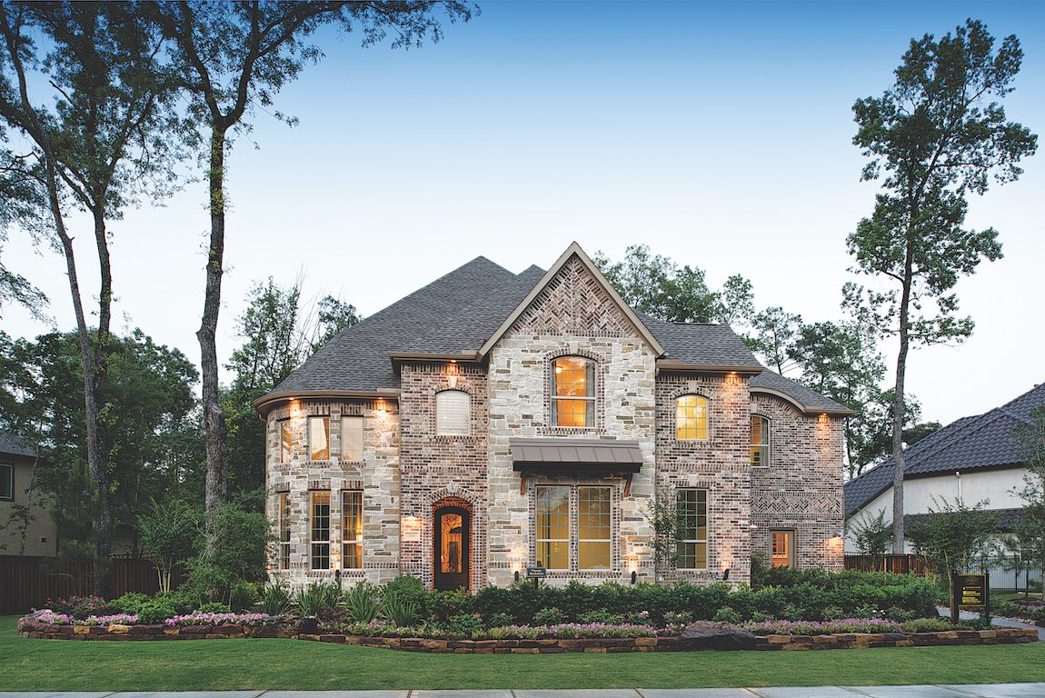 Brick house in Houston, Texas.