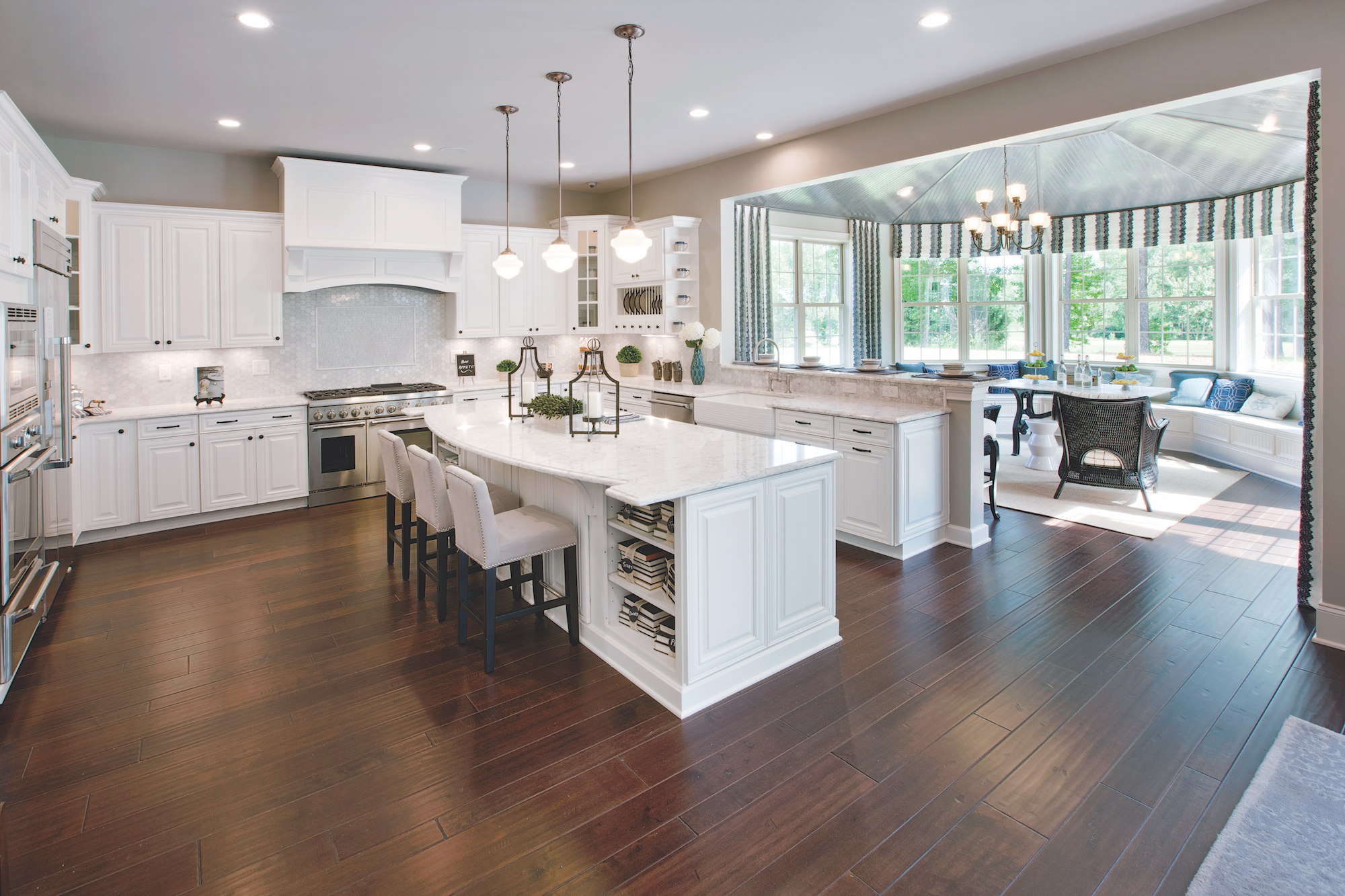 Big Open Kitchen And Living Room