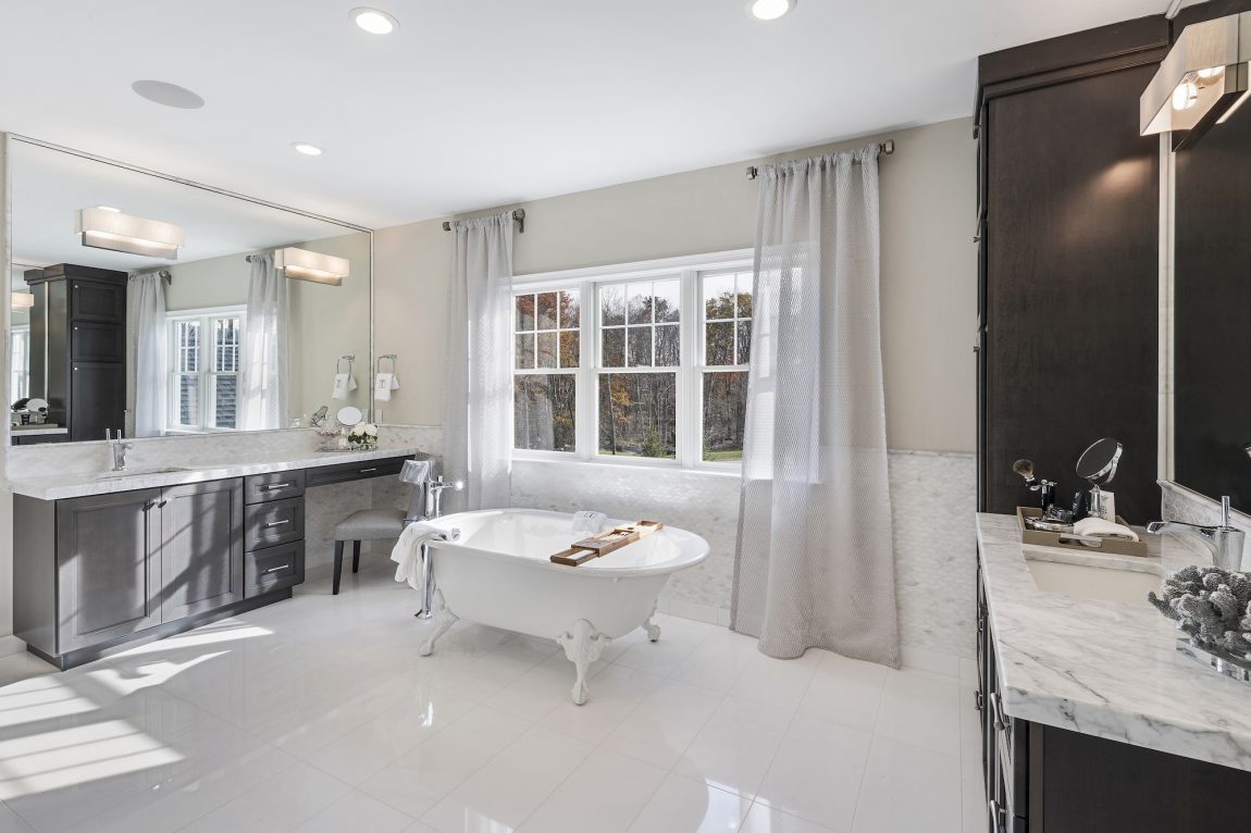 Traditional Bathroom Design with Clawfoot Tub