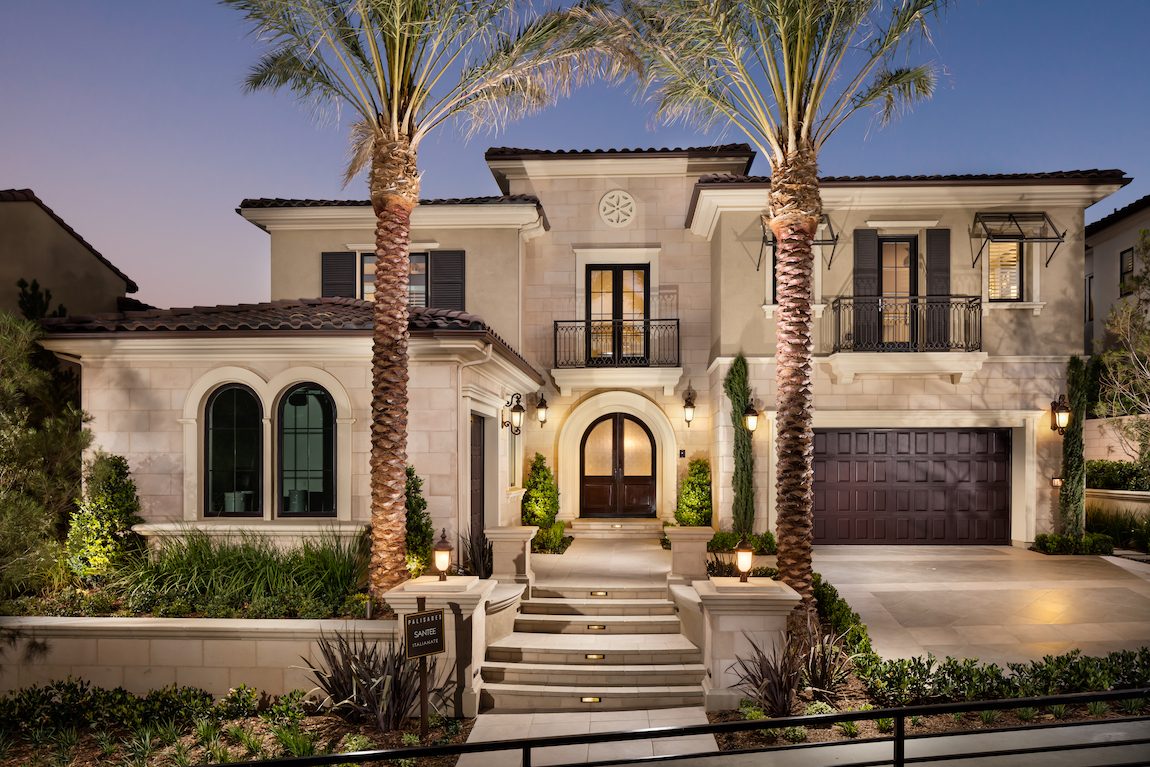 Home with brown exterior.