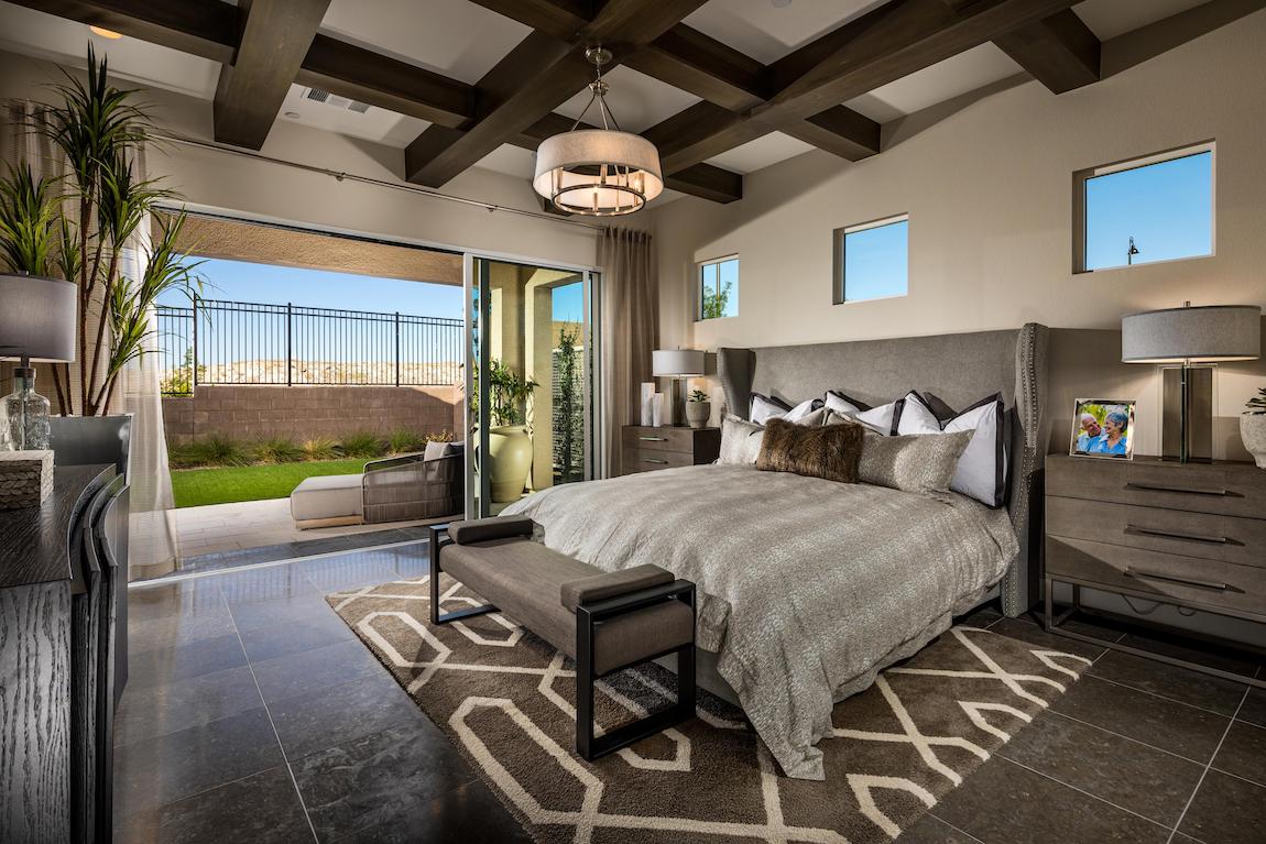 Master bedroom with easy access to outdoor living spaces