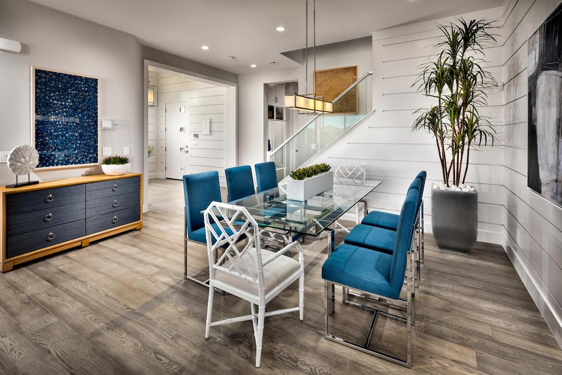 Modern dining space