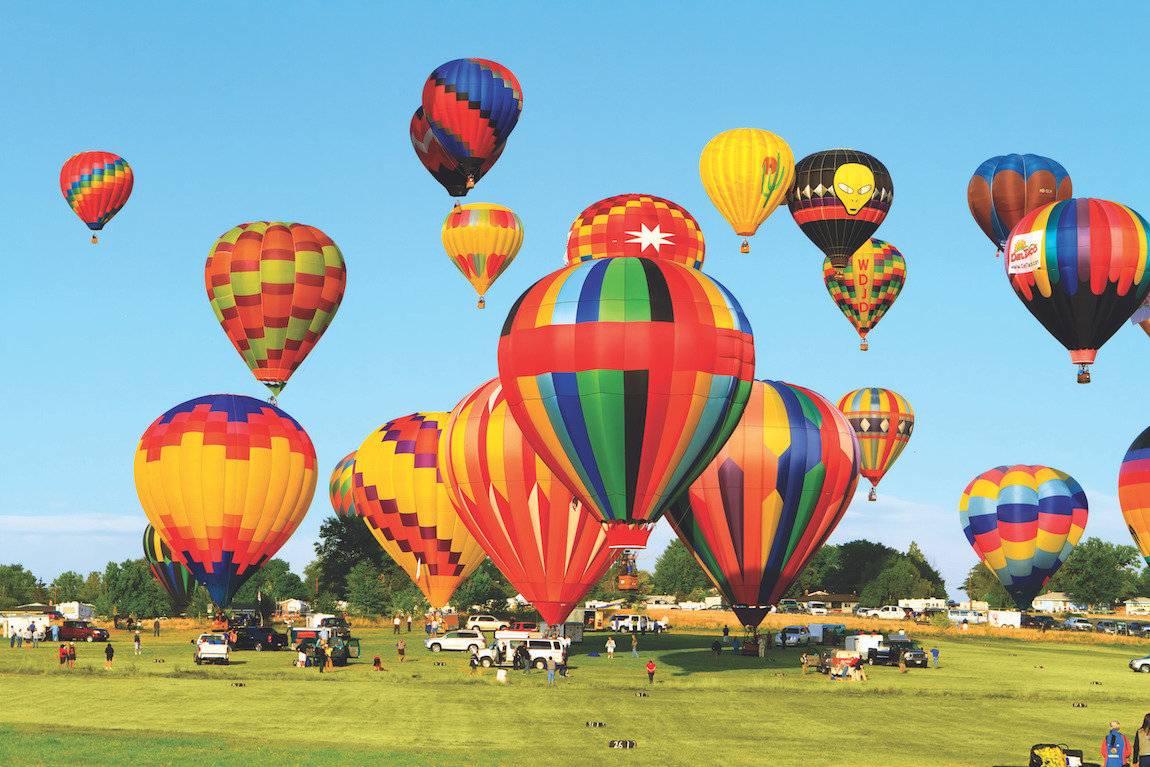 Regional park during The Great Reno Balloon Race.