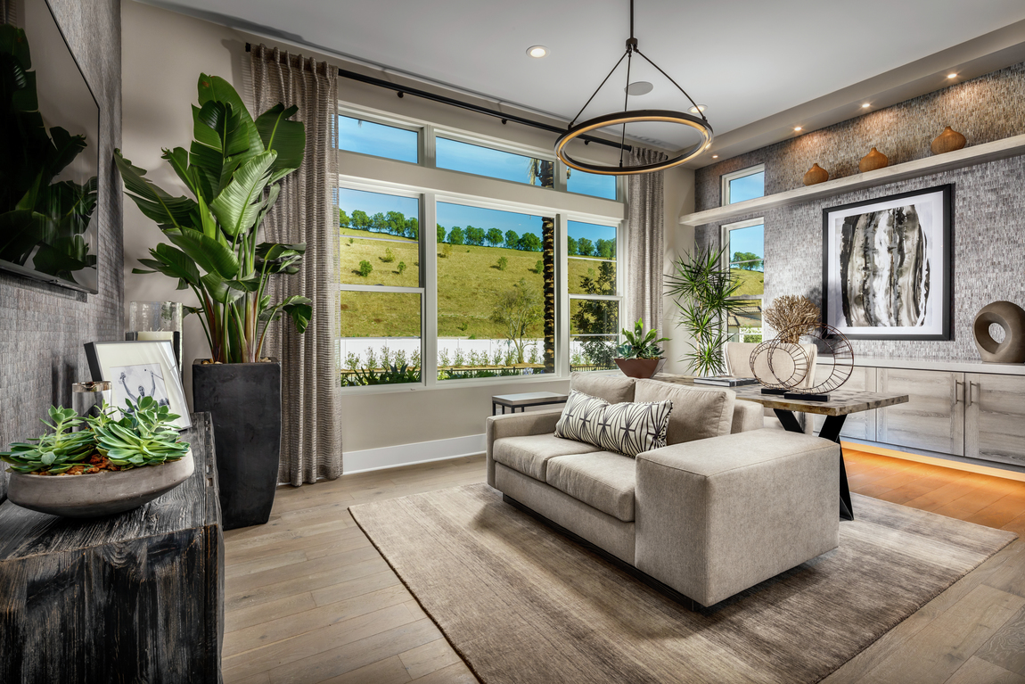 Refreshing, bold flex space with modern energy-efficient lighting