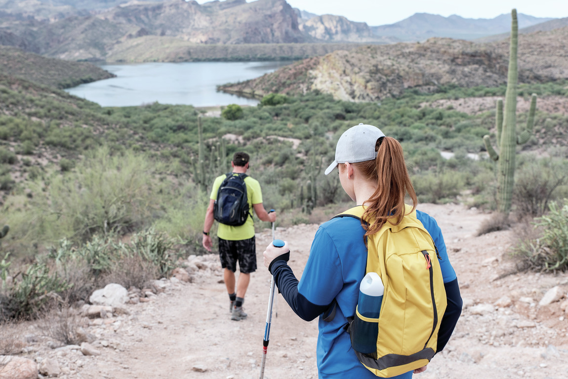 Hikers enjoying life in Phoenix