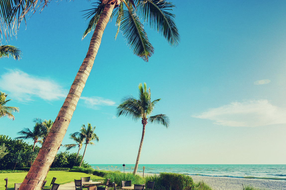 Naples beach view