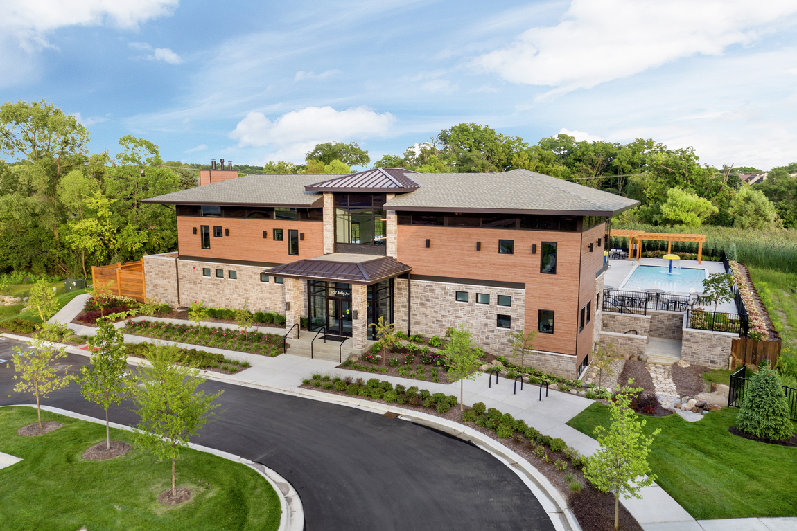 Community clubhouse from North Oaks of Ann Arbor