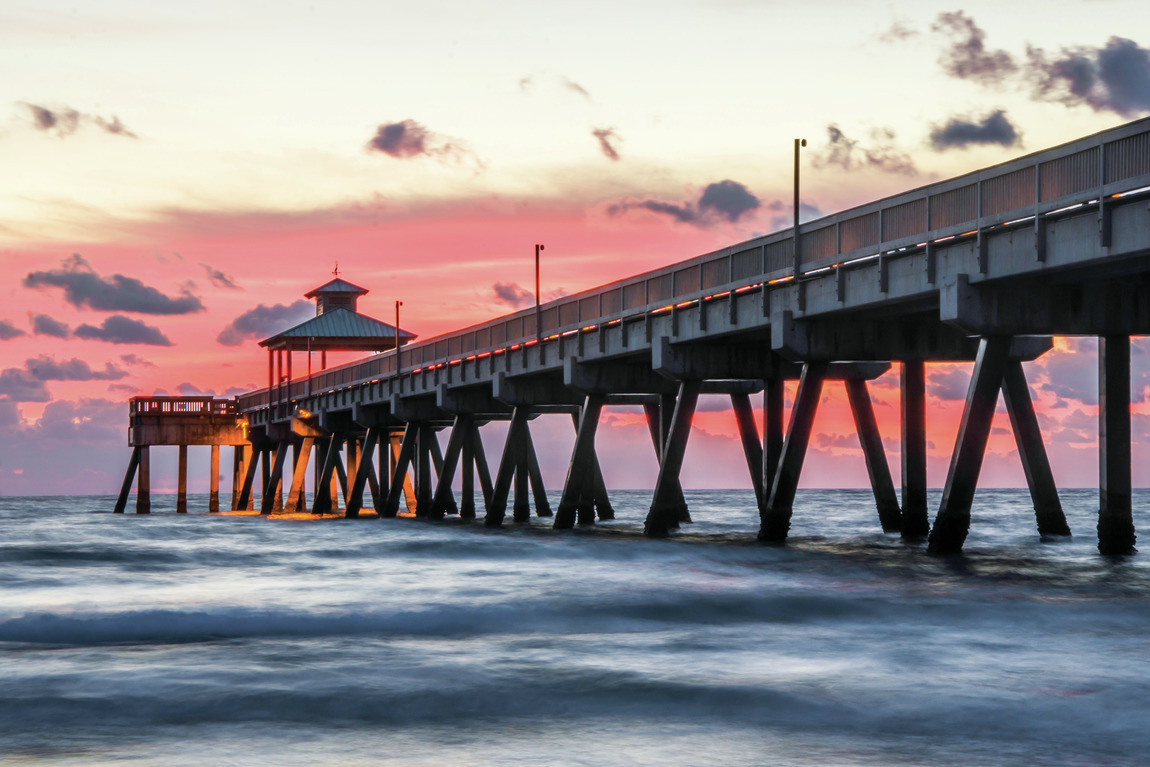 Fishing Pier in Southeast Florida