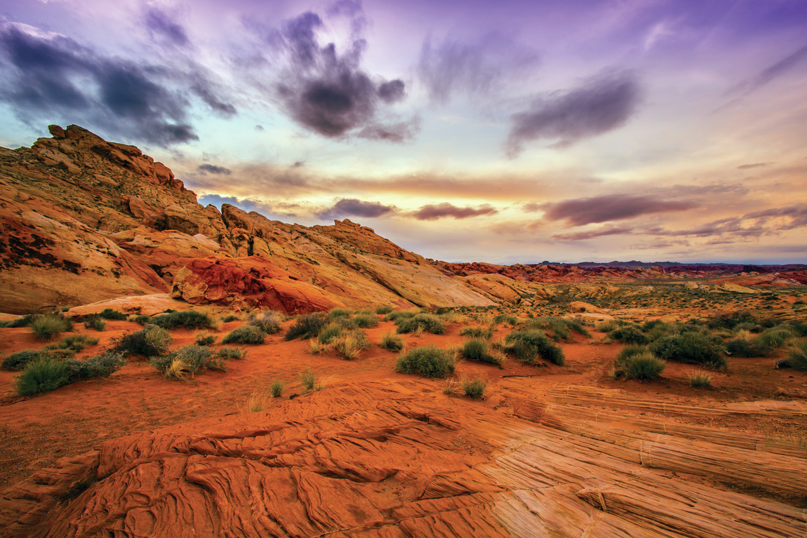 Red Rock Canyon in Nevada.