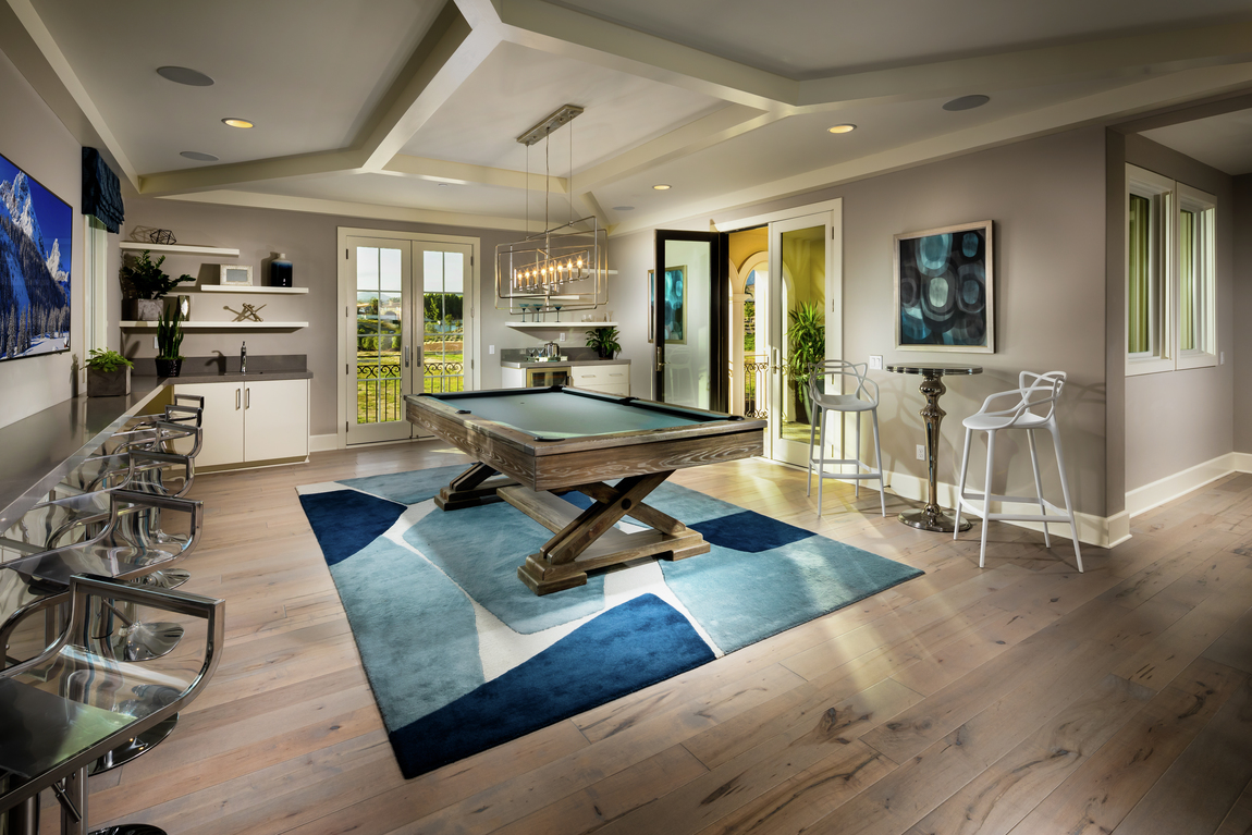 spacious game room
