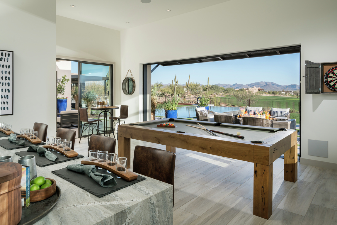 billiards and outdoor transition
