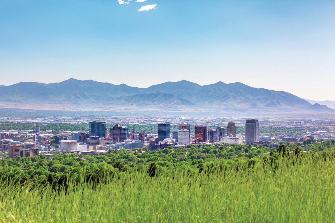 City view of Salt Lake City