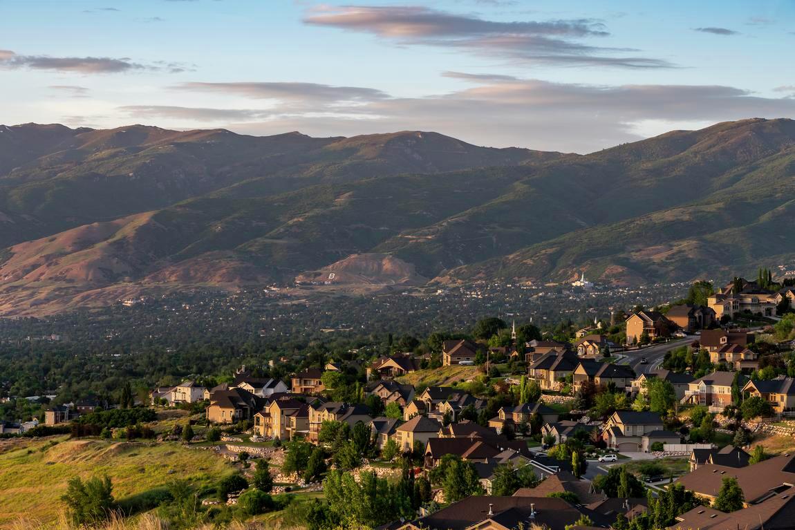 Toll Brothers community with breathtaking view of mountianscape