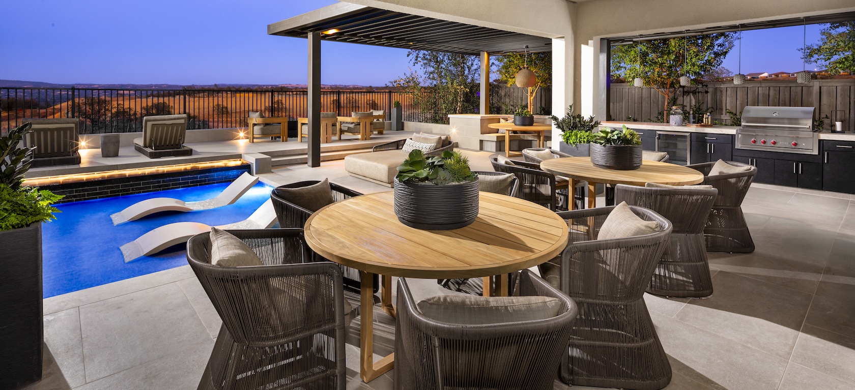 outdoor patio seating
