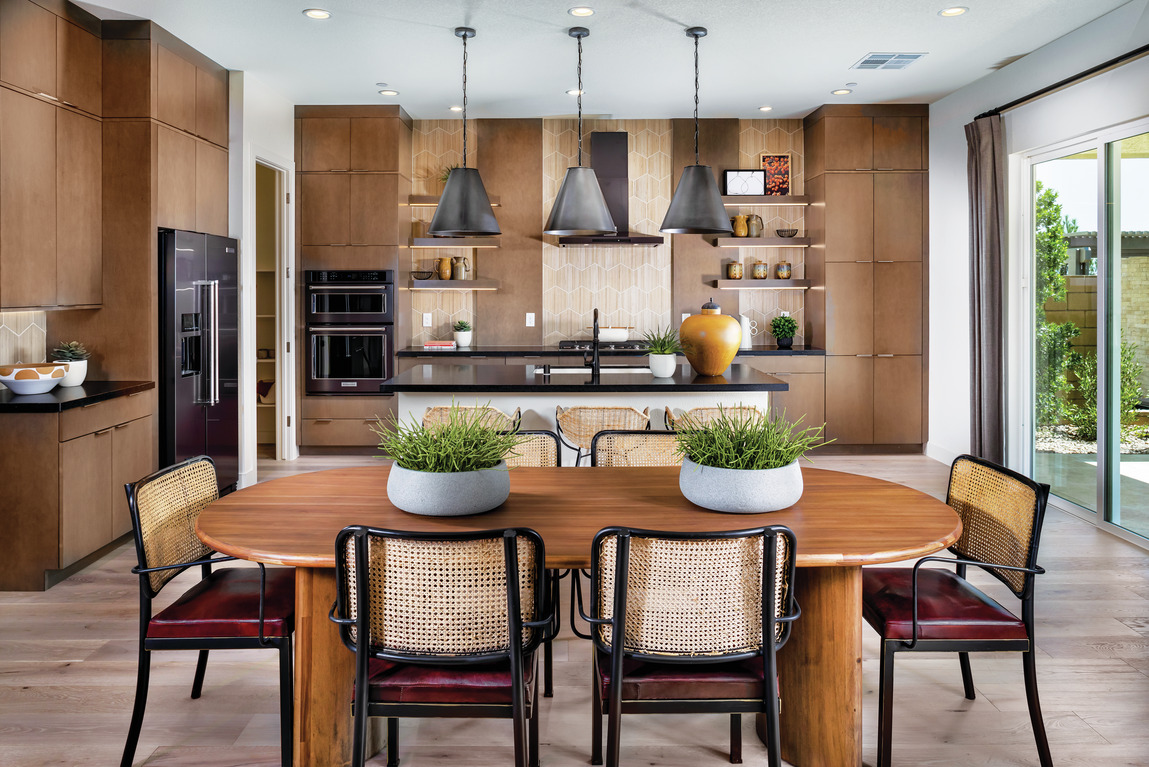 luxe kitchen featuring Japandi Interior Design