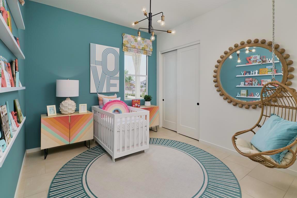 light blue nursery design