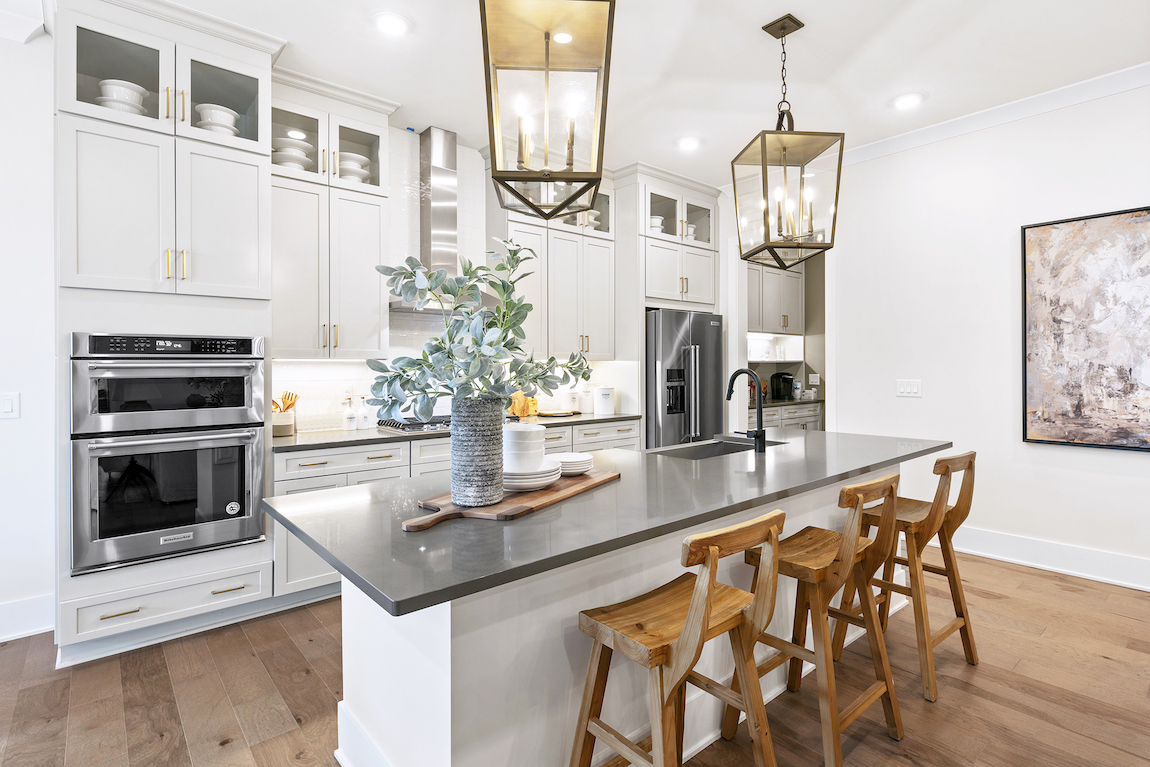 modern kitchen design from home at Regency at Holly Springs